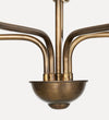 Sonia Chandelier in Aged Brass Pendants + Chandeliers