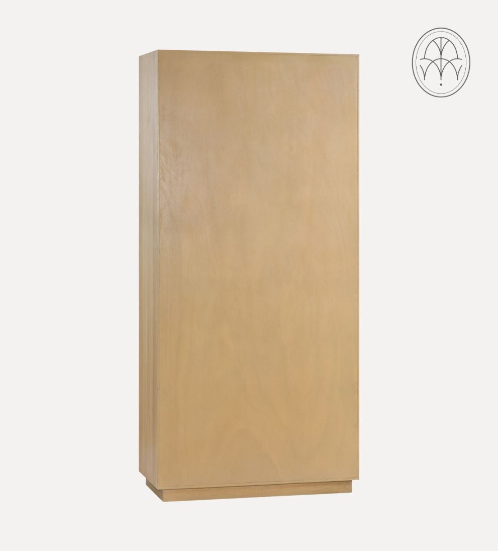 Sorrento White Oak Storage Cabinet Hutches