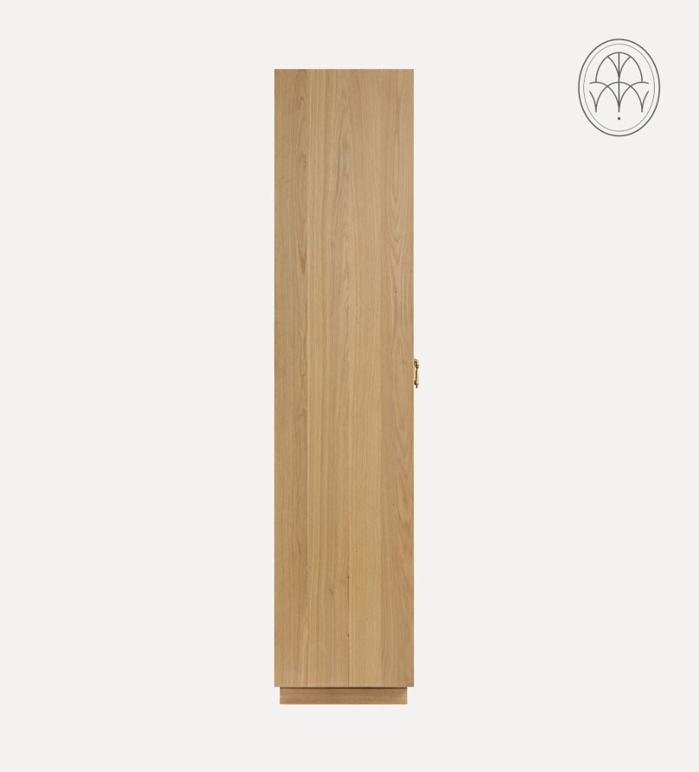 Sorrento White Oak Storage Cabinet Hutches