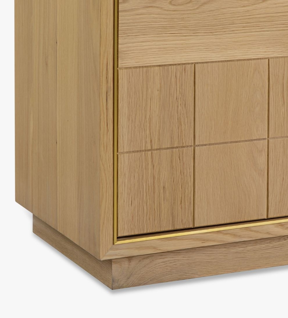 Sorrento White Oak Storage Cabinet Hutches
