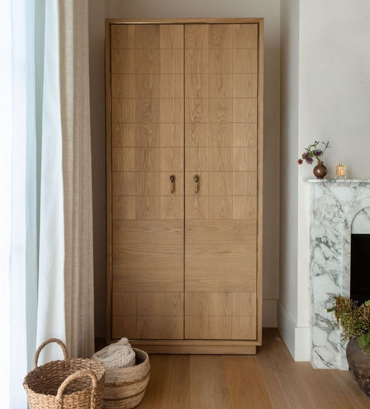 Sorrento White Oak Storage Cabinet