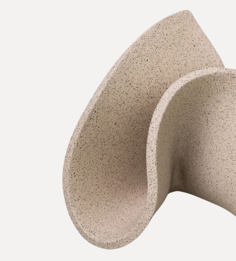Swon Art Object in Sand Decorative Object