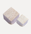 Travertine Cube Sculpture Set Decor