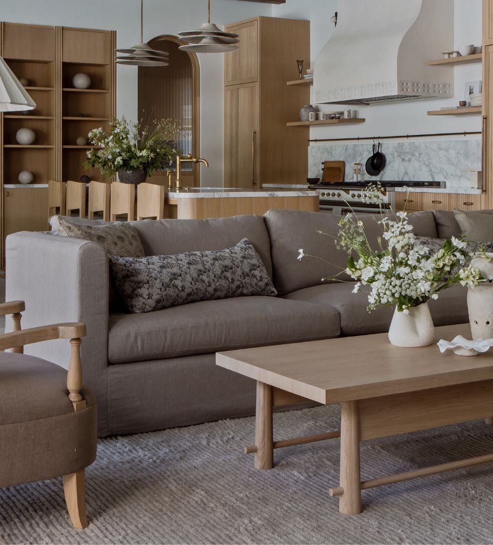 Valerie Custom Slipcover 120" Sectional Sofas