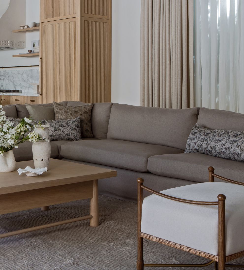 Valerie Custom Slipcover 120" Sectional Sofas