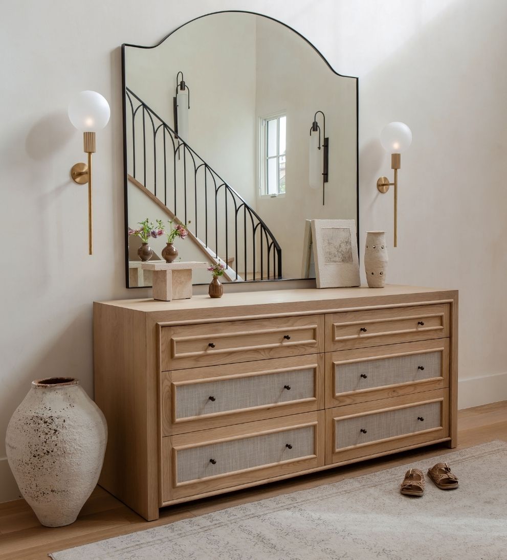 Venice White Oak Large Dresser Dressers