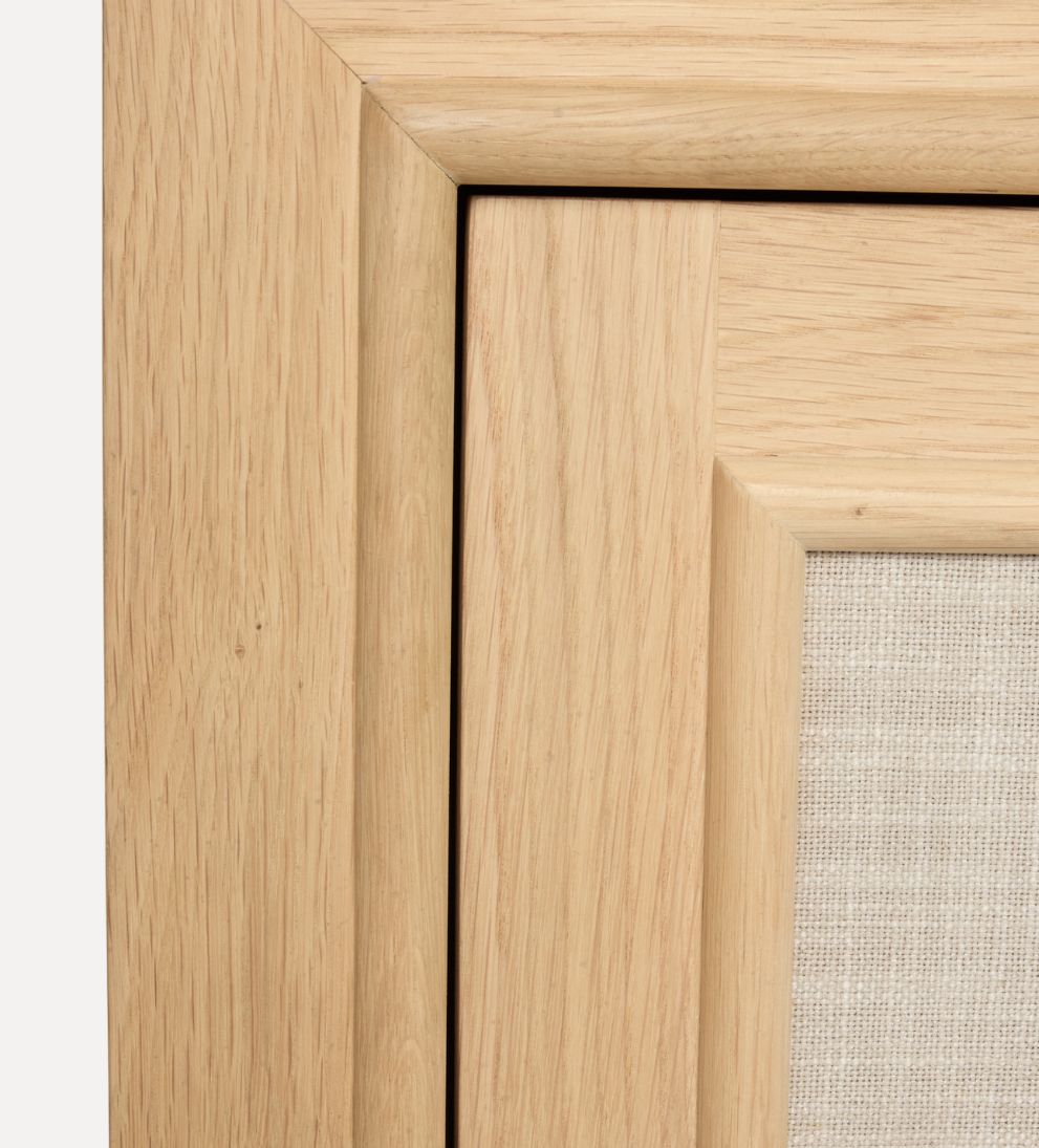 Venice White Oak Large Nightstand Nightstands