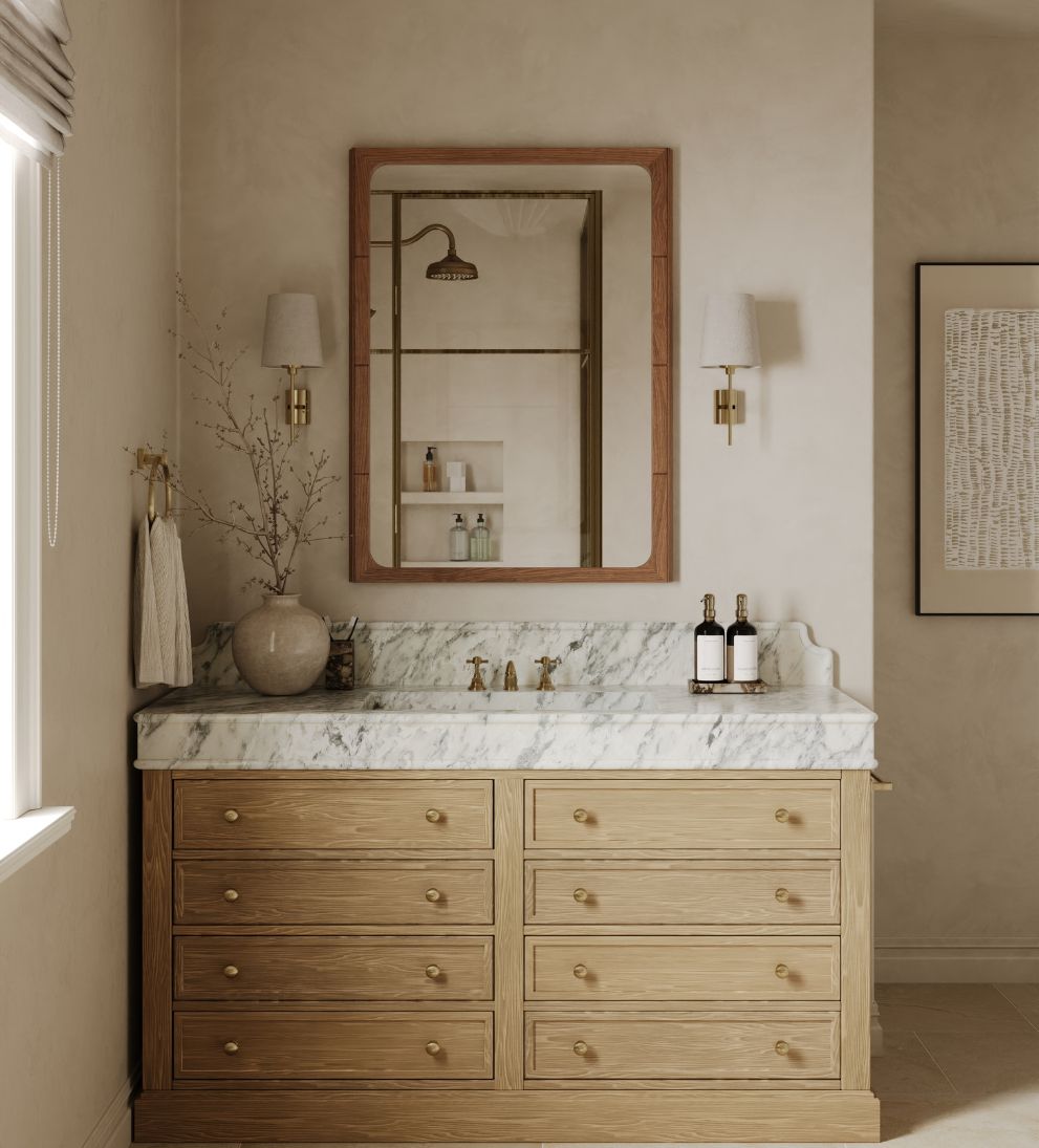 Verona Mirror in Dark Oak Wall Mirrors