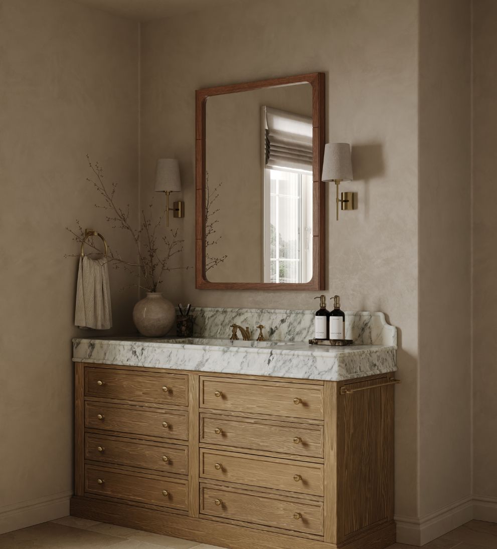 Verona Mirror in Dark Oak Wall Mirrors