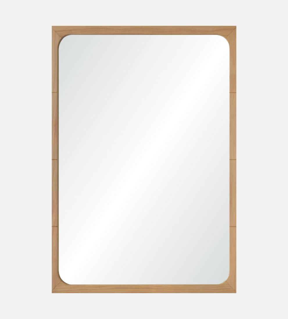 Verona Mirror in Light Oak Wall Mirrors