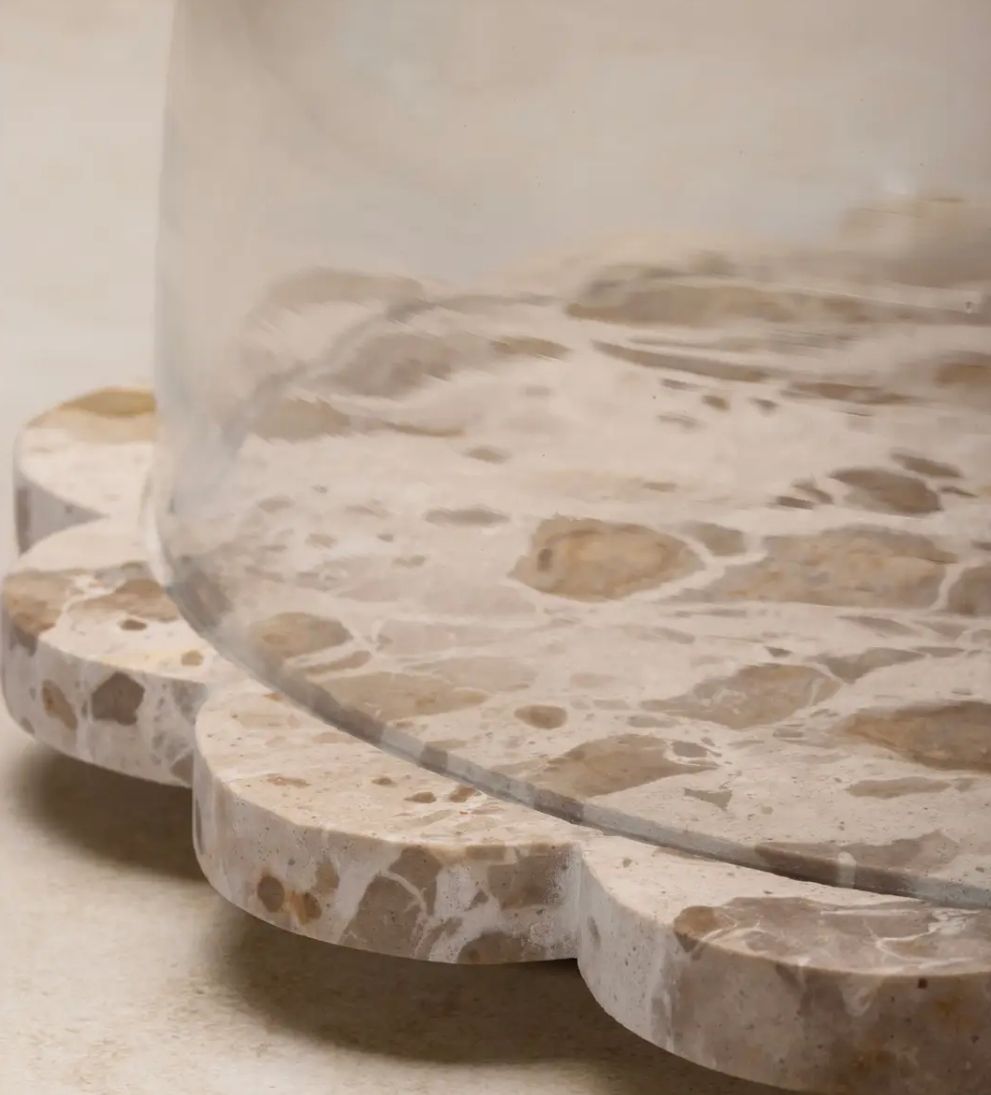 Viola Serving Board with Cloche Serveware