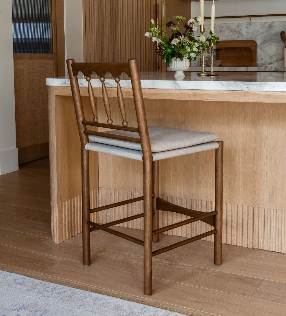 Daffodil Nutmeg Spindle Counter Stool Counter Stools