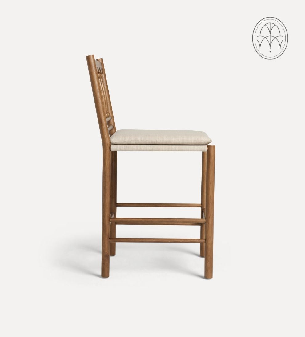 Daffodil Nutmeg Spindle Counter Stool Counter Stools