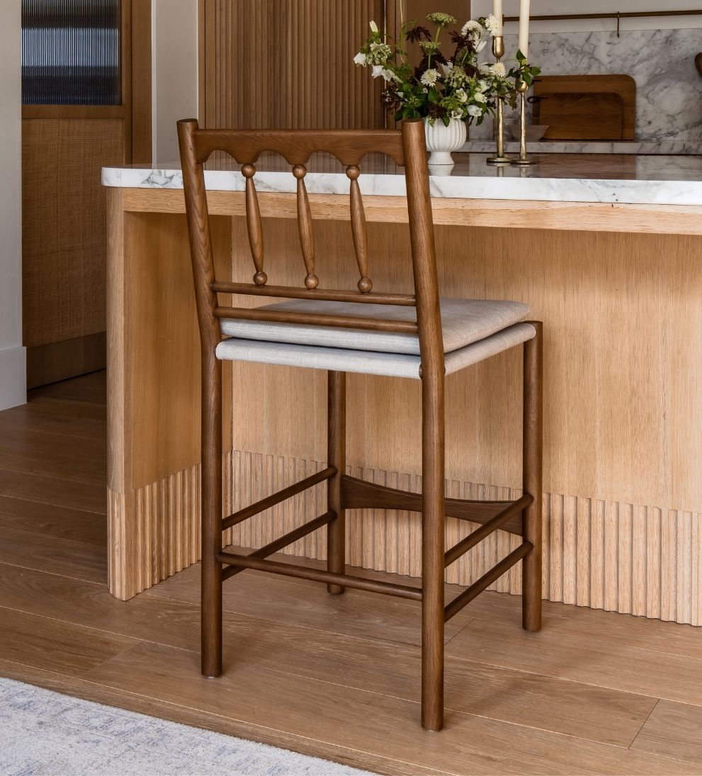 Daffodil Nutmeg Spindle Counter Stool Counter Stools