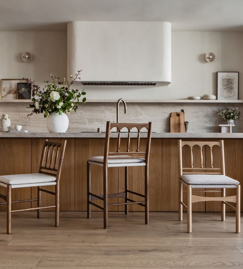 Daffodil Nutmeg Spindle Counter Stool Counter Stools