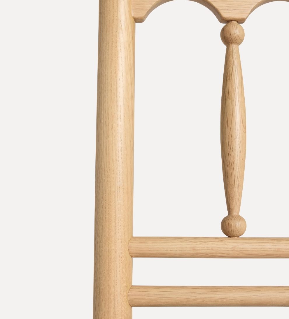 Daffodil White Oak Spindle Counter Stool Counter Stools
