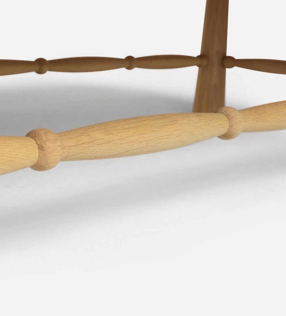 Hydrangea White Oak Spindle Coffee Table Coffee Tables