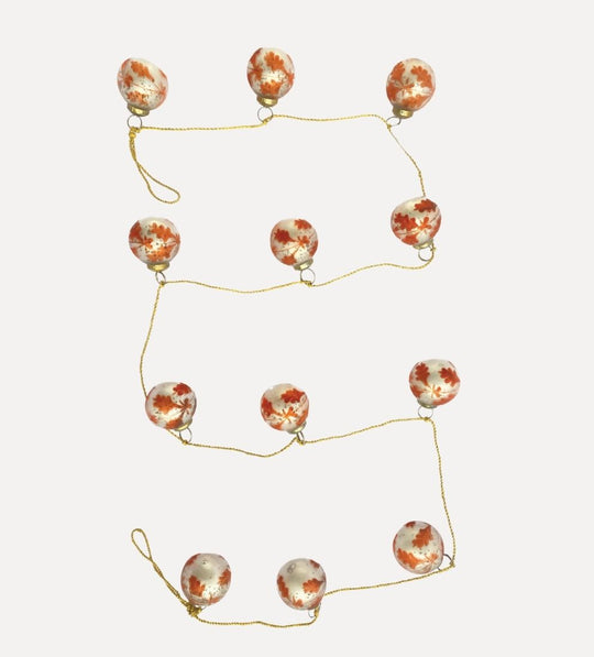 Mercury Glass Ornament Garland