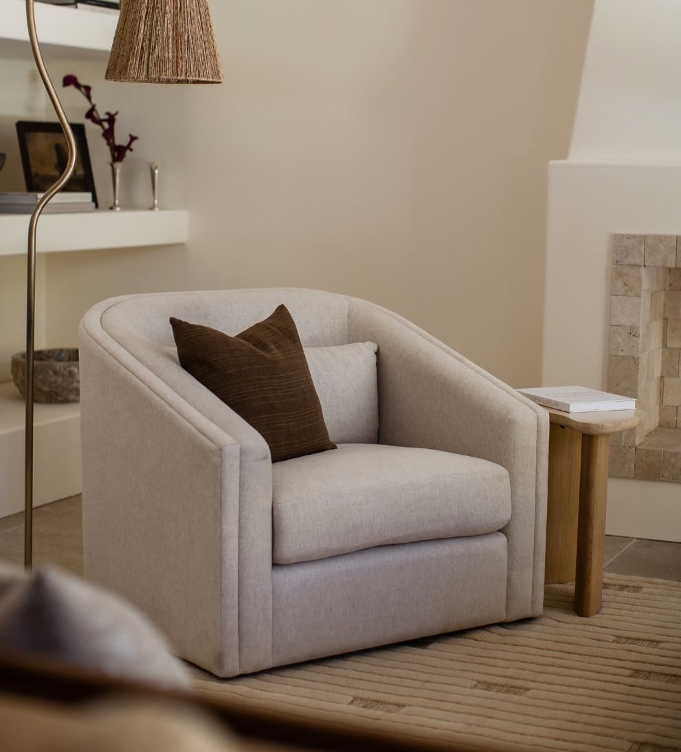 Brielle Custom Swivel Lounge Chair Lounge Chairs