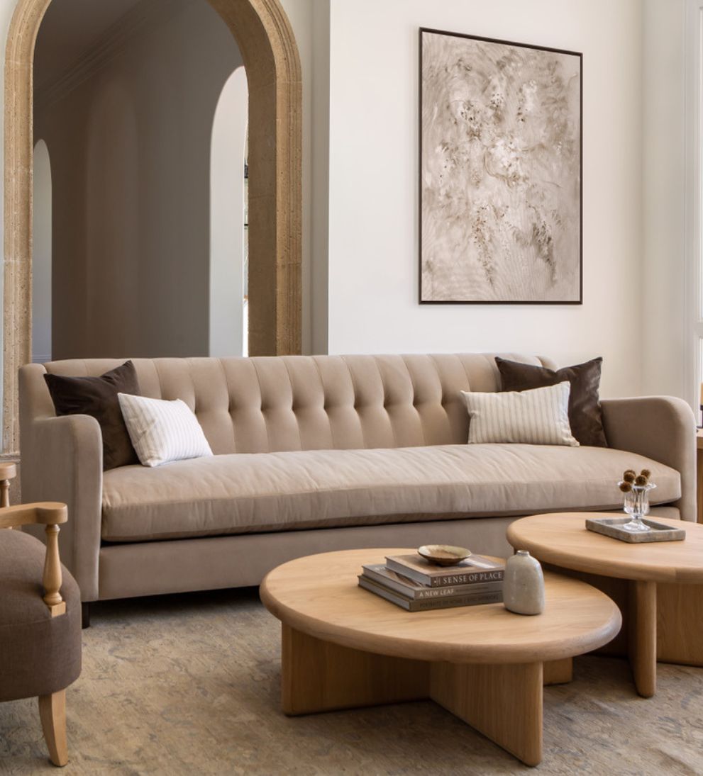 Martin Tufted Custom 120" Sofa Sofas