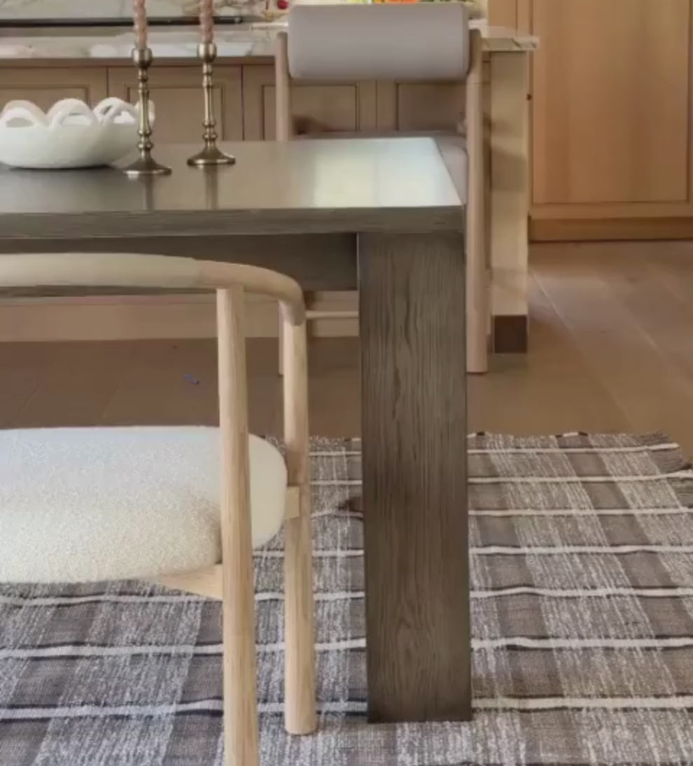 Lily Boucle Dining Chair Dining Chairs