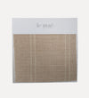 Wide Taupe Linen Stripe Sample Sample Product