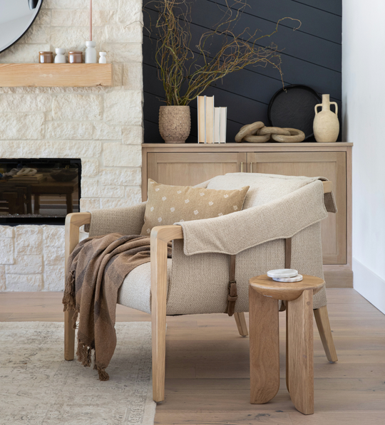 Griffin Leather Strap Chair