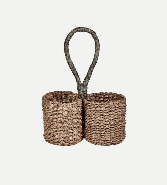 Peyton Seagrass Bottle Holder