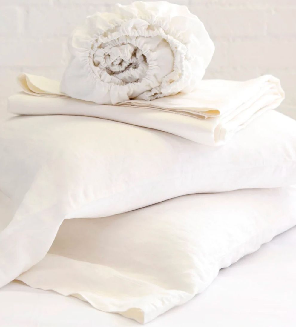 Gina Linen Sheet Set Bedding