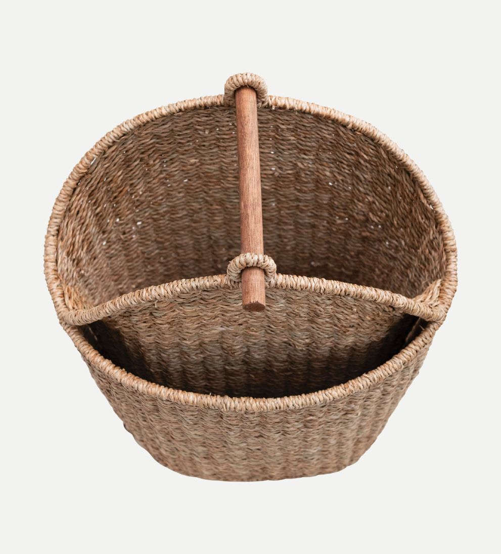 Haley Woven Basket Baskets + Boxes