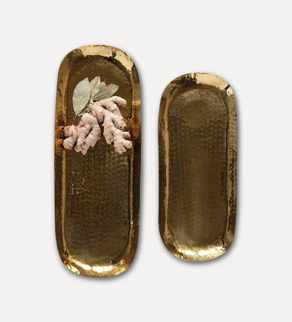 Hendrix Oval Tray Set Trays