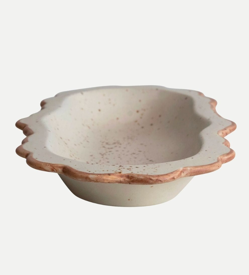 Jana Stoneware Platter Bowls