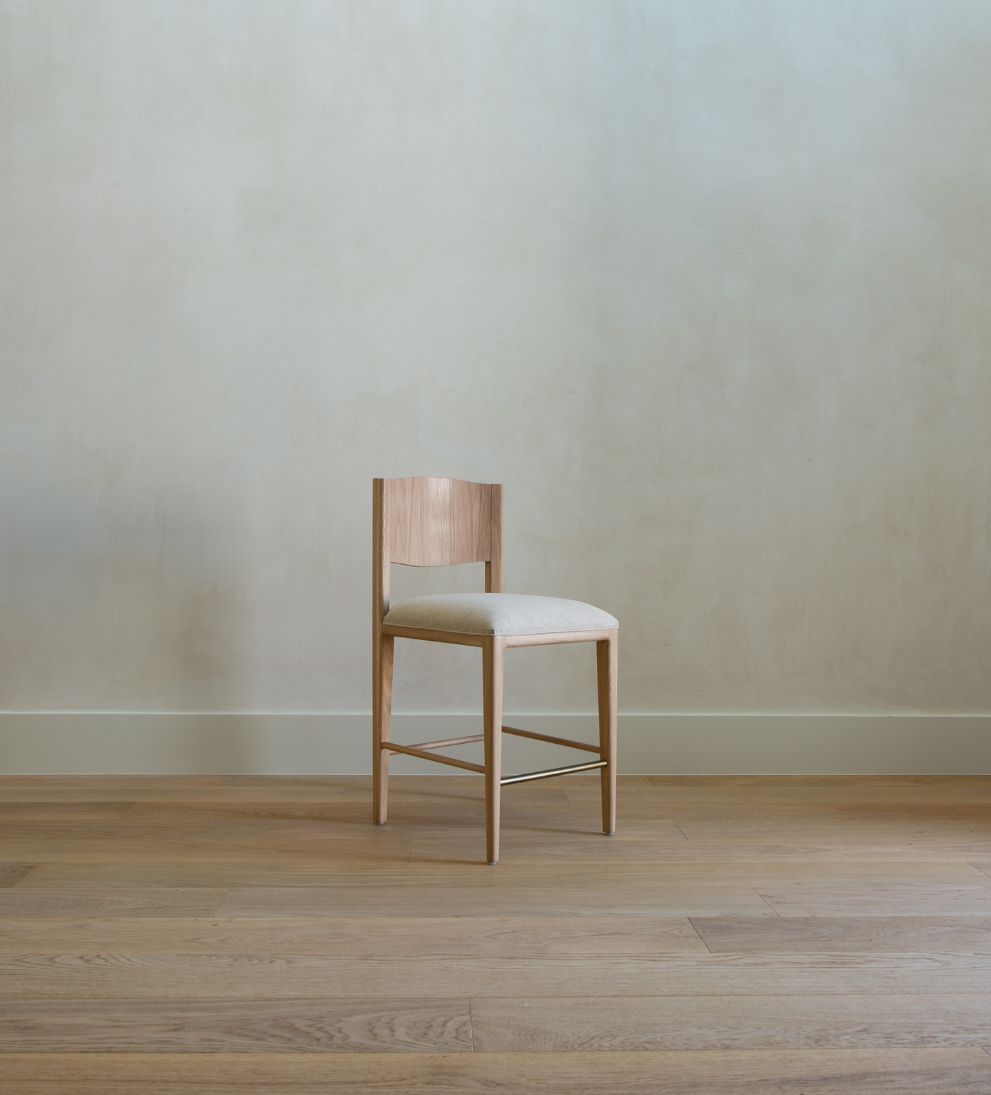 Ophelia White Oak Counter Stool Counter Stools