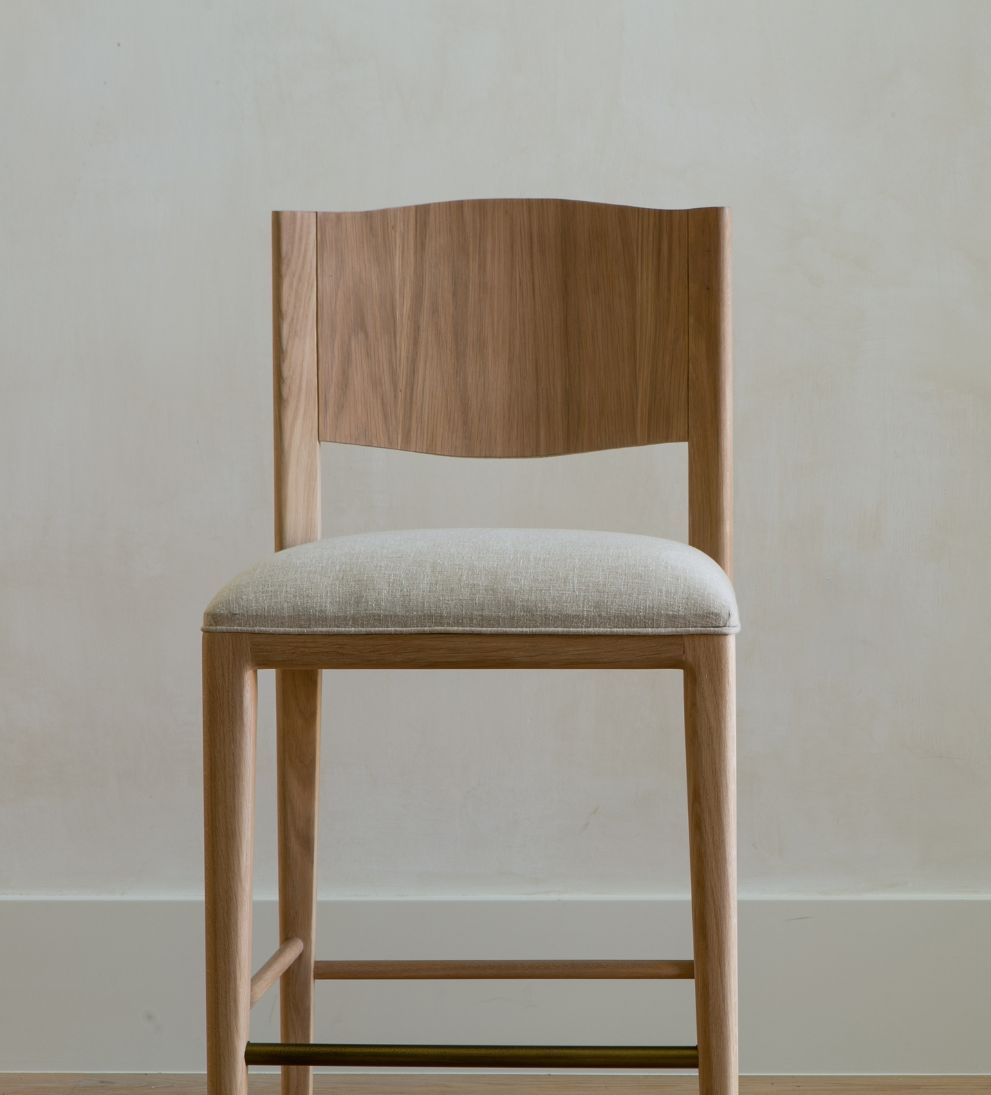 Ophelia White Oak Counter Stool Counter Stools