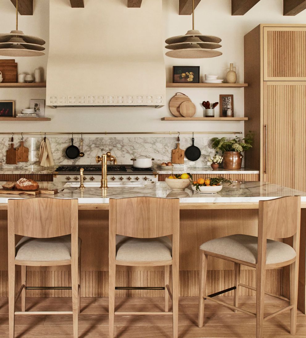 Ophelia White Oak Counter Stool Counter Stools