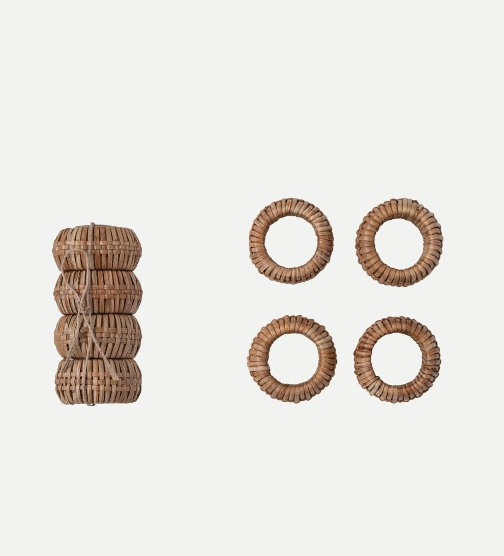 Rattan Napkin Rings Napkin Rings