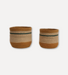 Joyce Seagrass Basket Set Baskets + Boxes