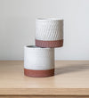 Eliza Speckled Pot Planters + Pots